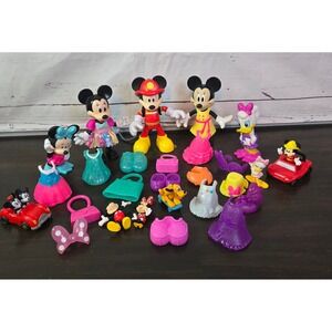 Disney Mickey Mouse & Friends Figure Lot – Mixed Set with Accessories